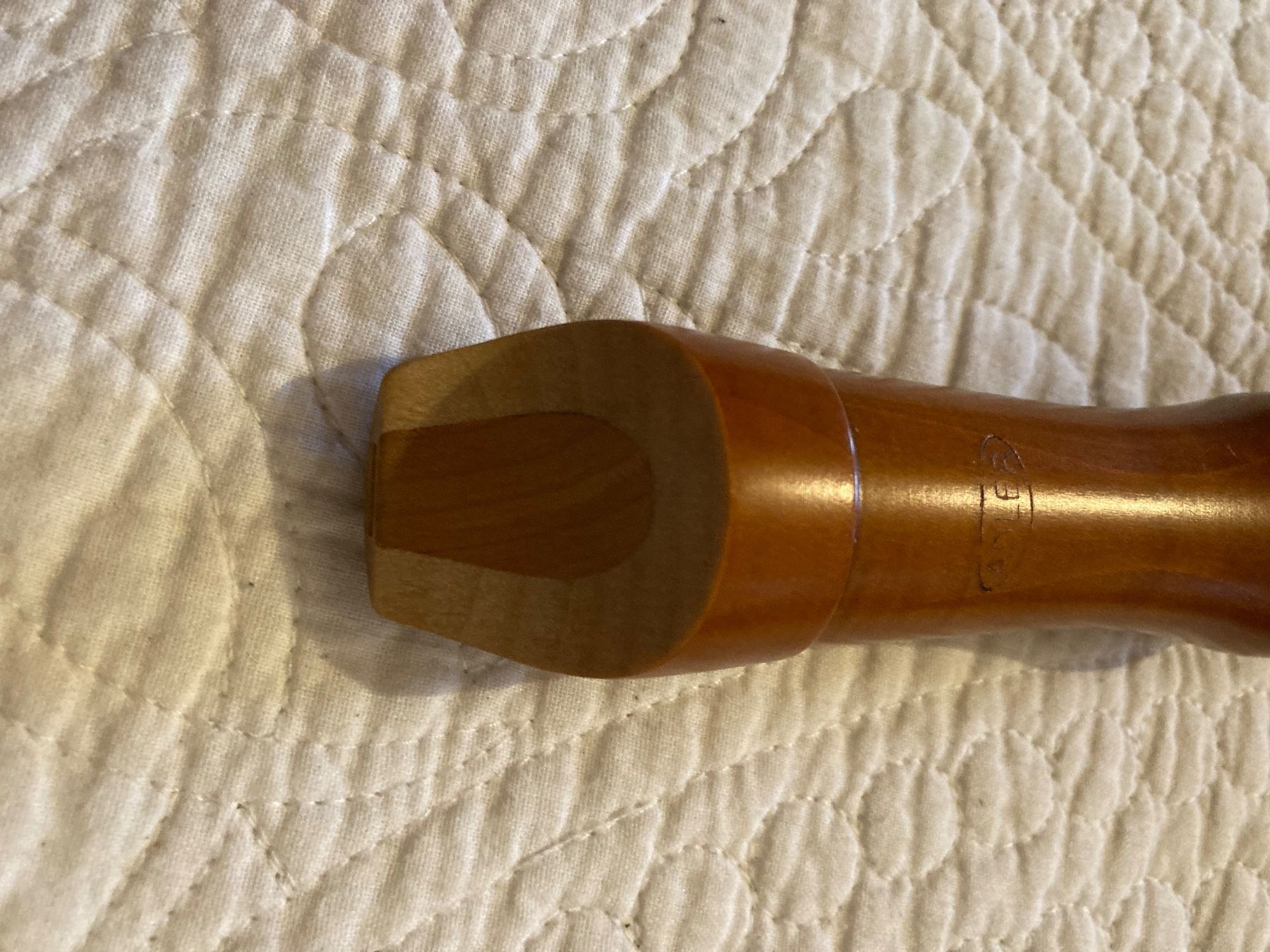 Instruments de musique: Blockflöte (Sopran, C) mit Lederetui handbemalt, Lamaleder – D'occasion à Bolligen par abara1 6