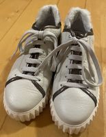 Voile Blanche Damen-Sneaker, Leder, weiss, Grösse 39