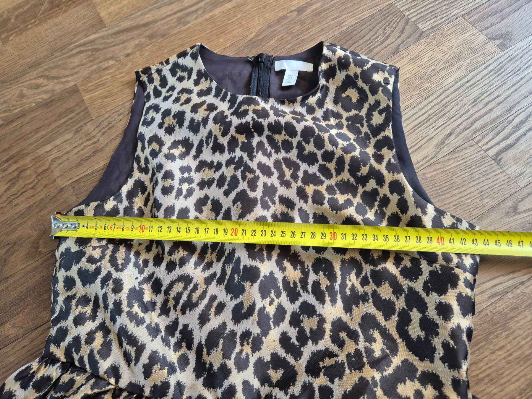 H&M Top: NEW H&M leopard peplum top size 36 – Usato da Zürich venduto da monadiederich 6