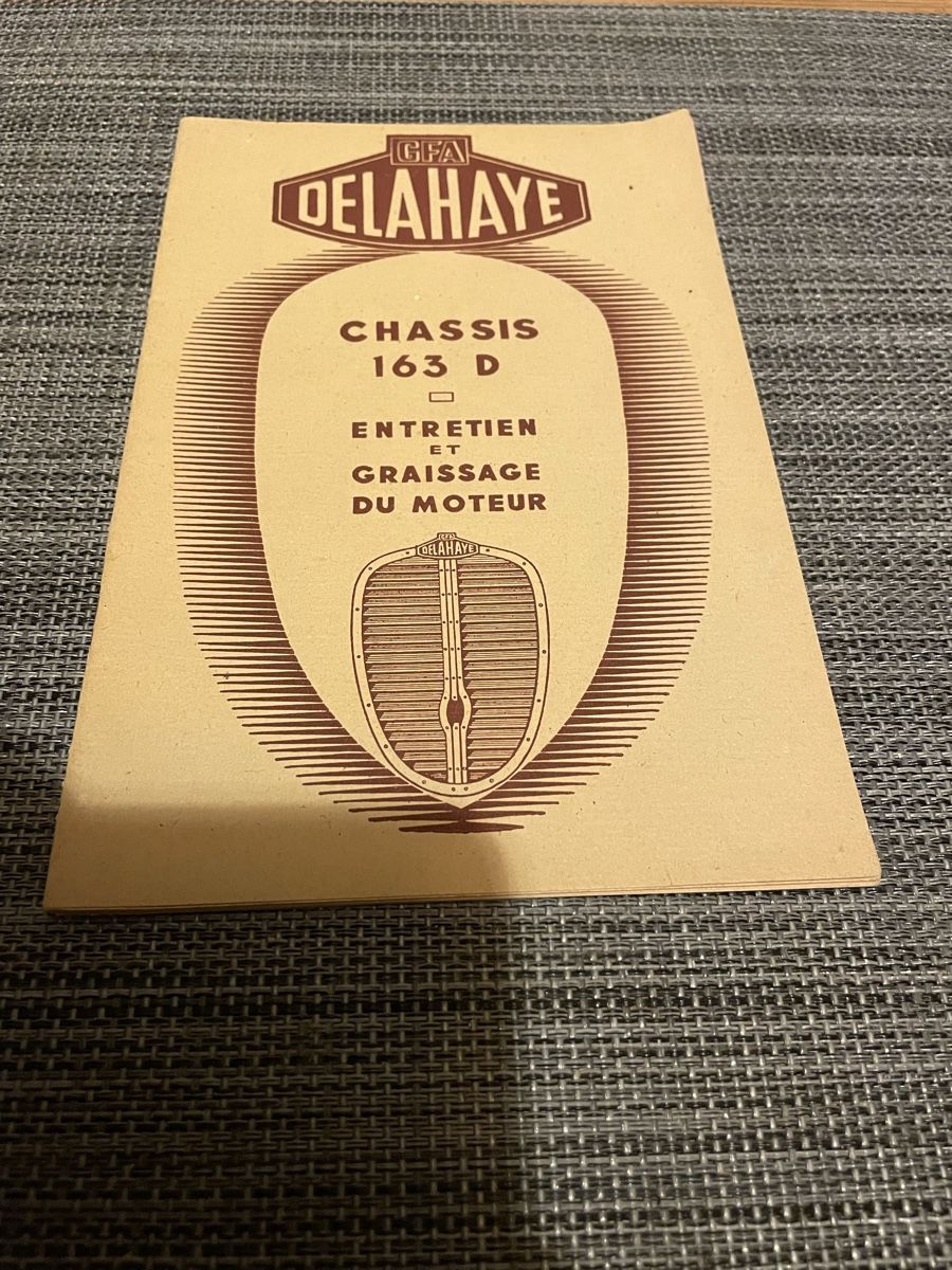 Bücher: Delahaye - Chassis 163 D – Gebraucht aus vessy von spoutnik75