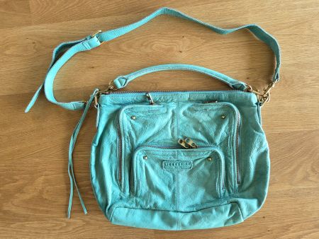 NEU Lässige Liebeskind Leder Tasche Türkis