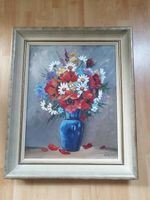 Gemälde von Theodor Wyser: Blumenstrauss in Vase