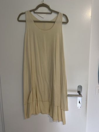 Kleid lang gelb Grösse L 100% Rayon guter Zustand
