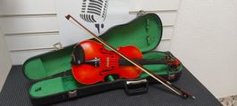 4/4 Violine inkl.koffer und bogen über 60 jahre alt