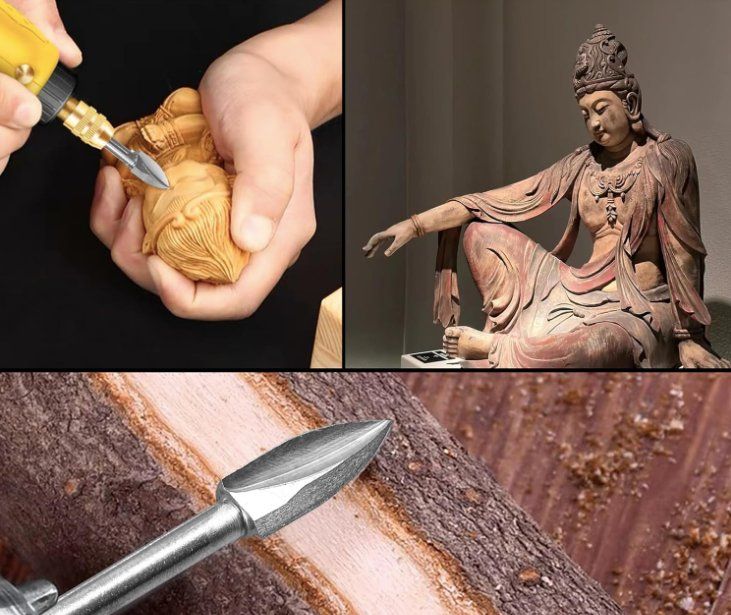 Tutti gli attrezzi: 5 Stück Holzschnitzwerkzeuge – Nuovo e nell'imballaggio originale da Geneve venduto da Titi2008 9