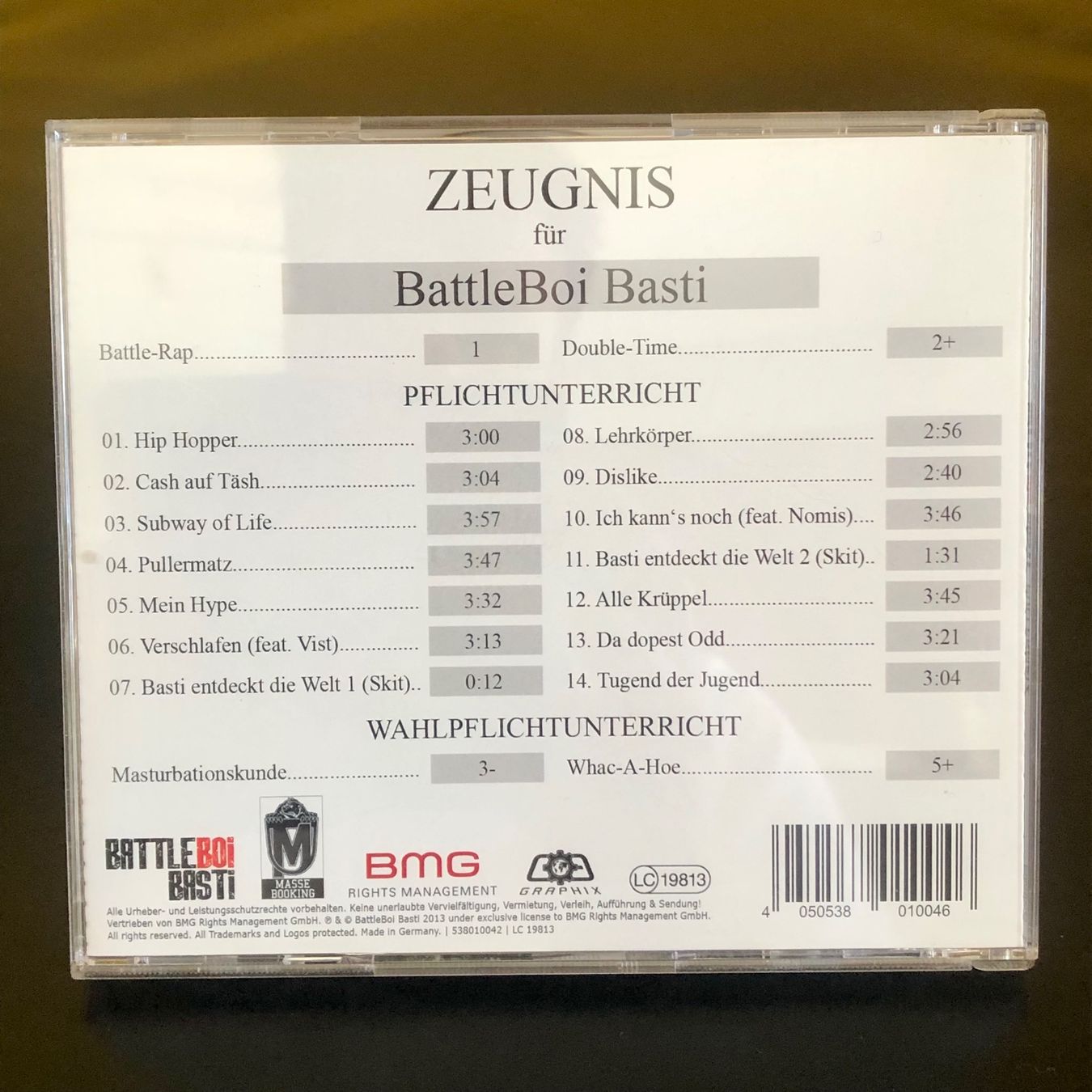 CD: BattleBoi Basti: Pullermatz (CD) – Usato da Küblis venduto da AlpinePro_GR 1