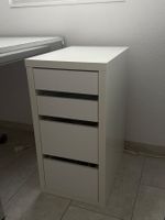 Schubladenelement weiss mit 4 Schubladen gebraucht