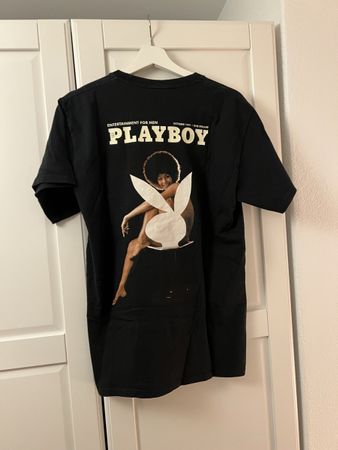 Huf x Playboy T-Shirt, Grösse M, Schwarz, Top Zustand!