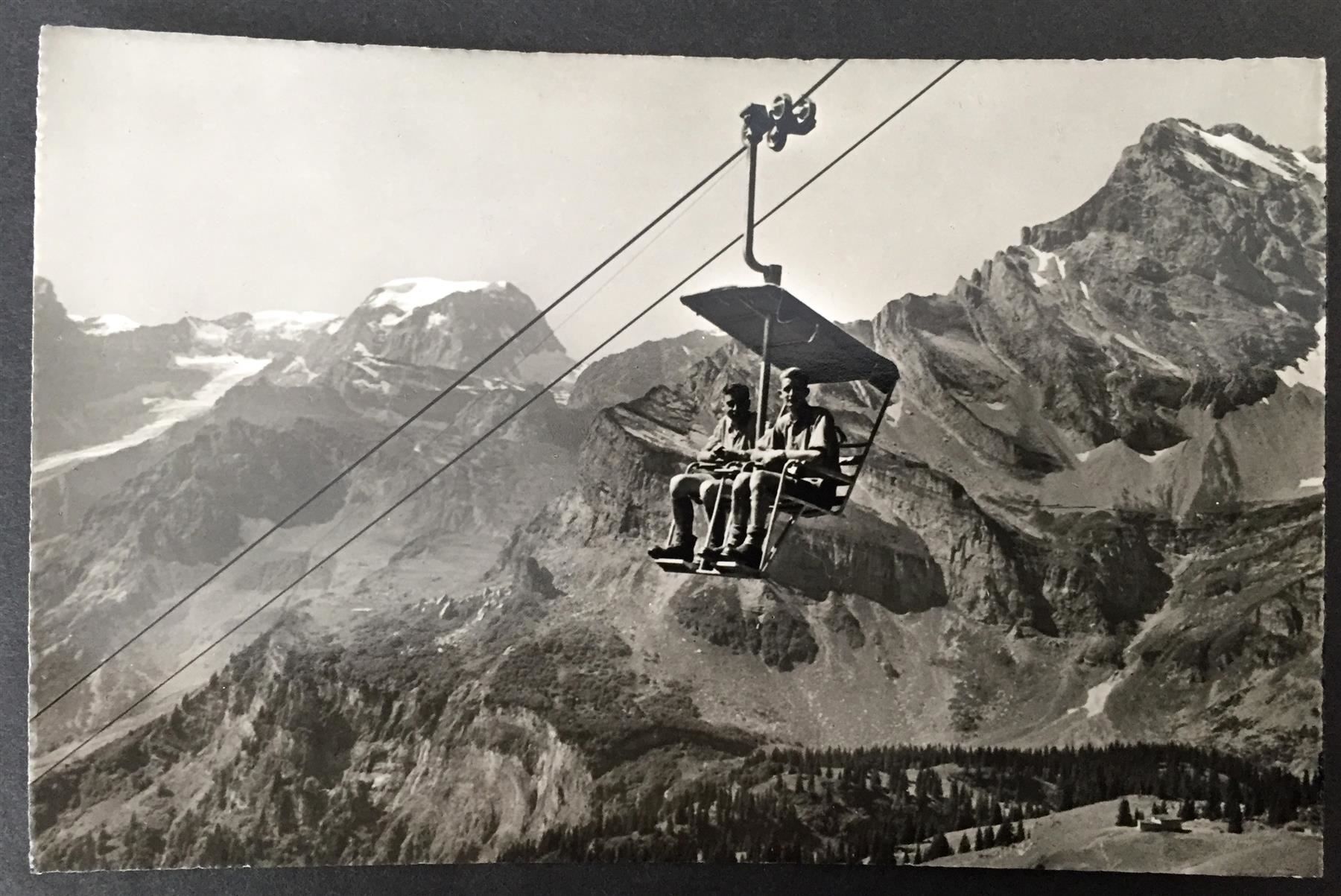 Ansichtskarten: BRAUNWALD Sesselbahn Gumen – Neu (gemäss Beschreibung) aus Jona von philajona