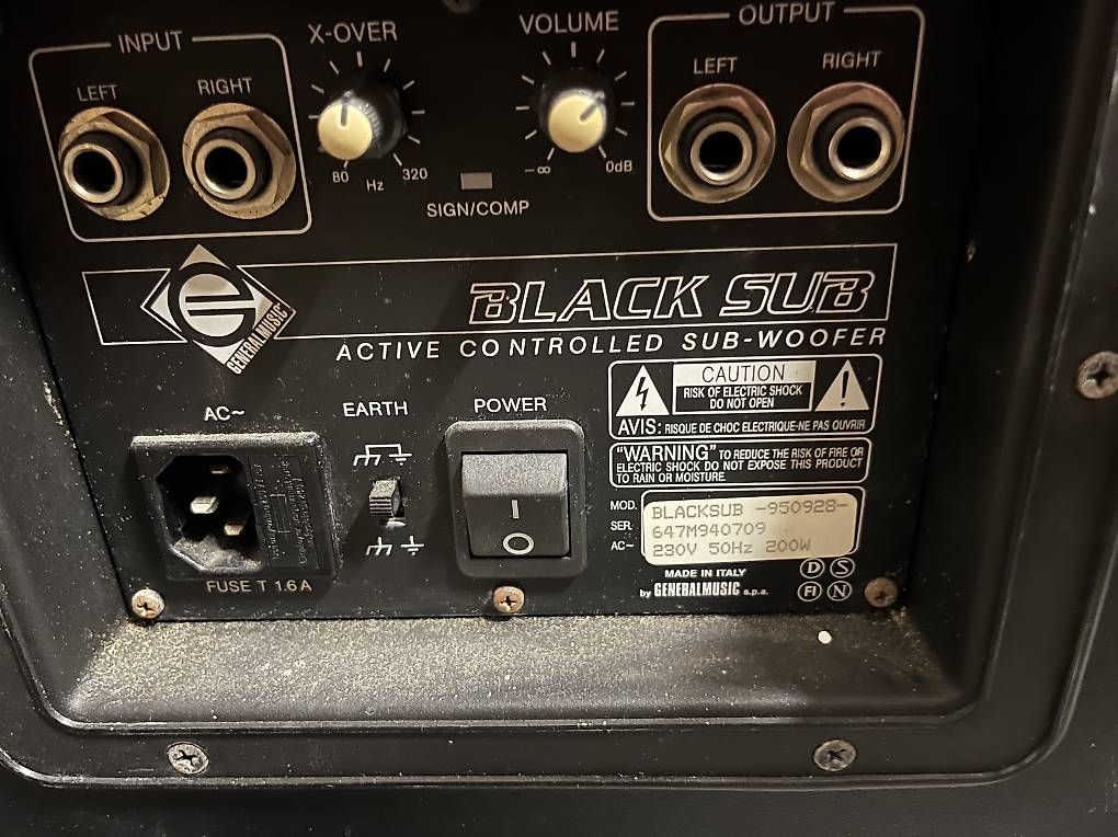 Lautsprecher: PA Subwoofer 200W General Music Black Sub – Gebraucht aus Oberdorf SO von NoHero 1