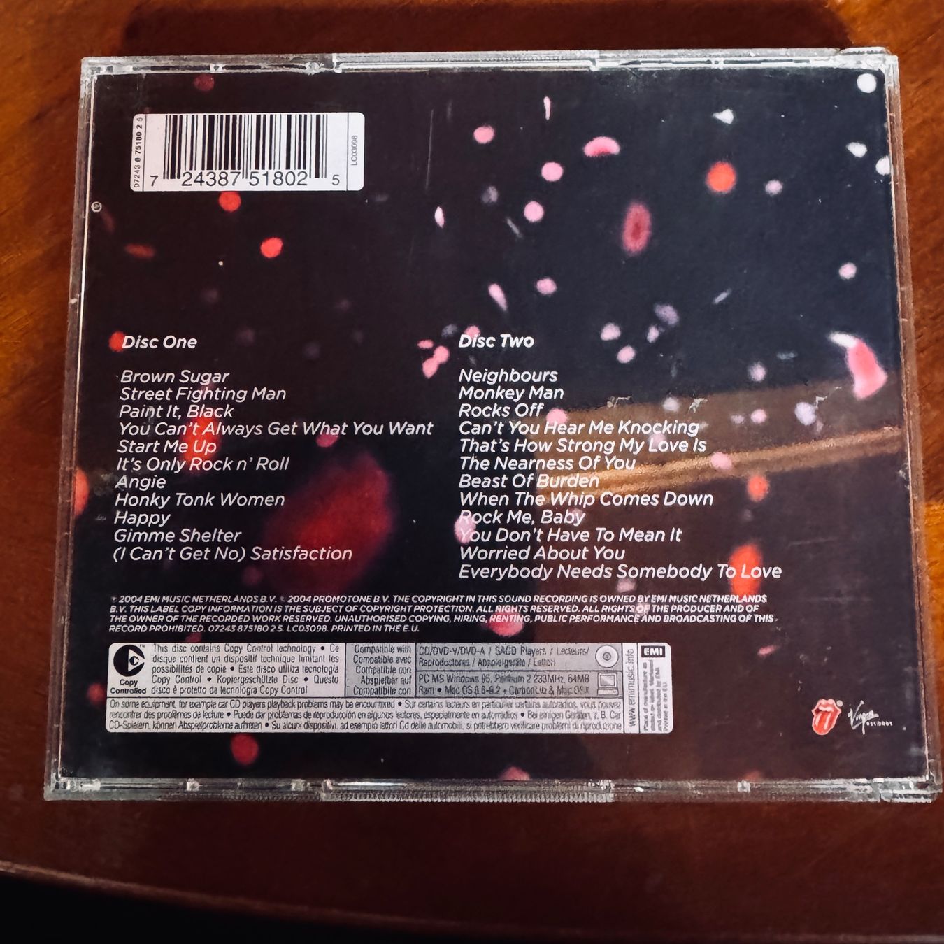 CD: Rolling Stones Live Licks 2CD Set - Top Zustand! – Usato da Merligen venduto da barratt 1