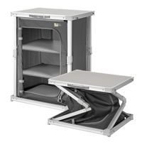 Campart Campingschrank Klappbar, 3 Fächer