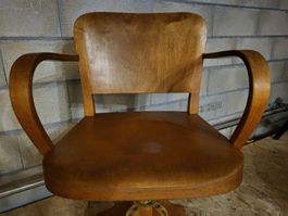 Horgen Glarus vintage Bürosessel 1930er Max Ernst Haefeli