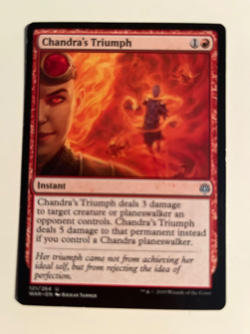 Magic The Gathering Carte collezionabili: 1 x Chandra's Triumph - Magic: The Gathering - MtG – Usato da Kriens venduto da Shadi1980