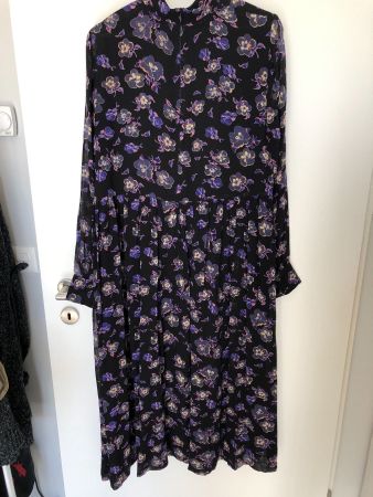 Ganni Kleid langarm Frühlingskleid