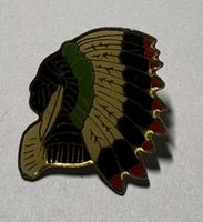 Vintage Indianer Häuptling Pin/Anstecker, Rarität!