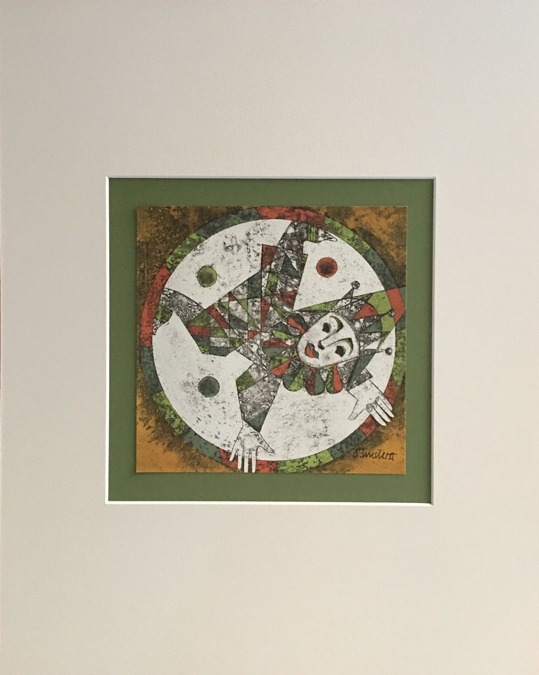 Grafiken & Lithographien: Alfred Finsterer   Original Farblithographie   "Traumtänzer" – Gebraucht aus Nennigkofen von Sommersonnen 1