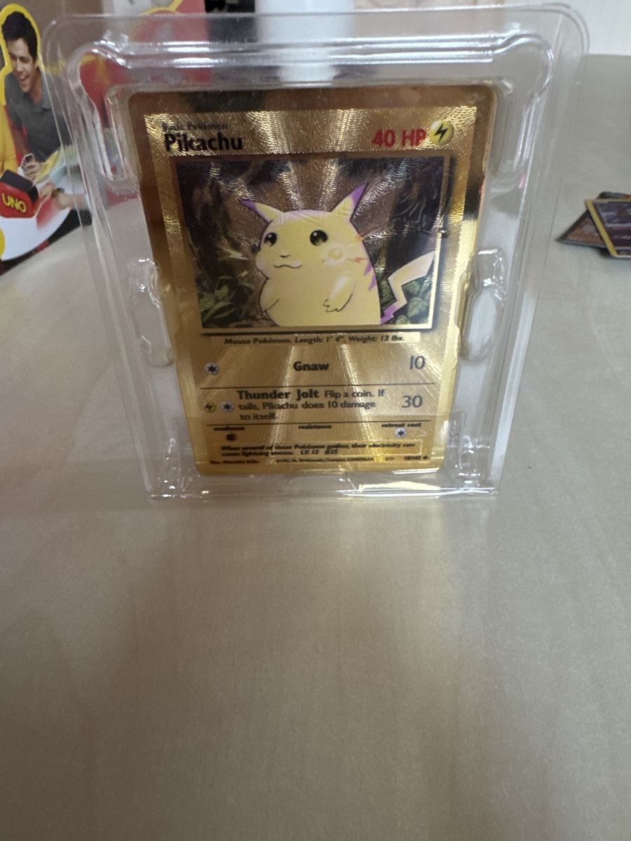 Pokémon Sammelbilder & Trading cards: Pikachu Metal Card BS 58 – Gebraucht aus Flüh von LucaK 2