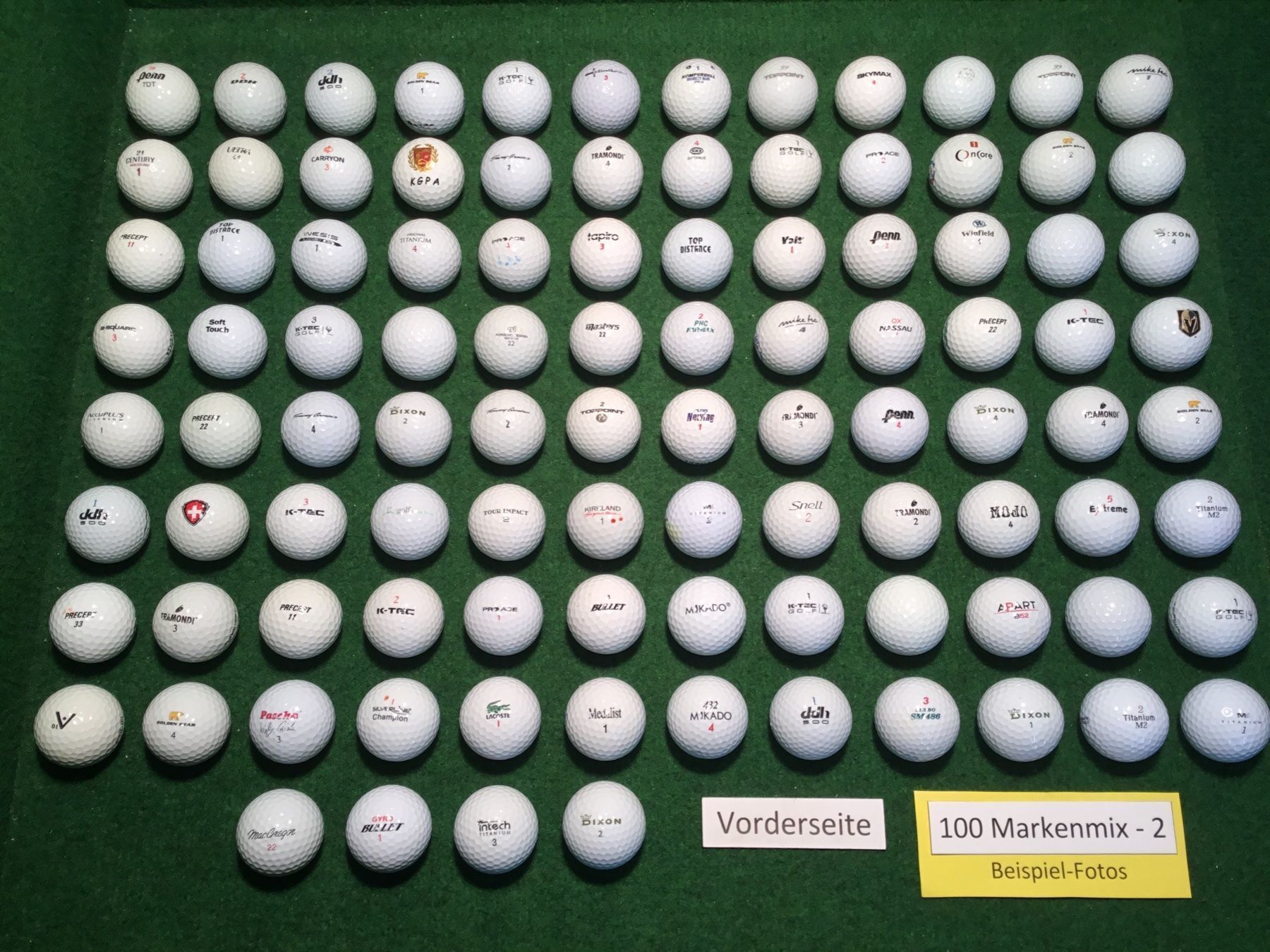 Palloni: 100 Golfbälle Markenmix (schön) – Usato da Bergdietikon venduto da shimano4 4