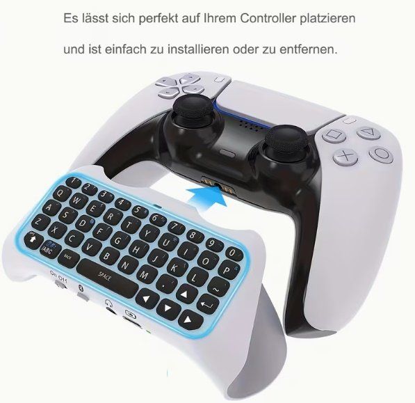Controller: Kabelloses Controller-Tastatur-Set für PS5 Wireless – Nuovo (secondo la descrizione) da Nidau venduto da EXP40