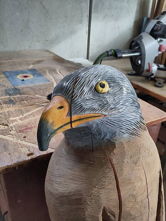 Figuren: Grosser Holzvogel – Gebraucht aus Büron von tim_2wc7 1
