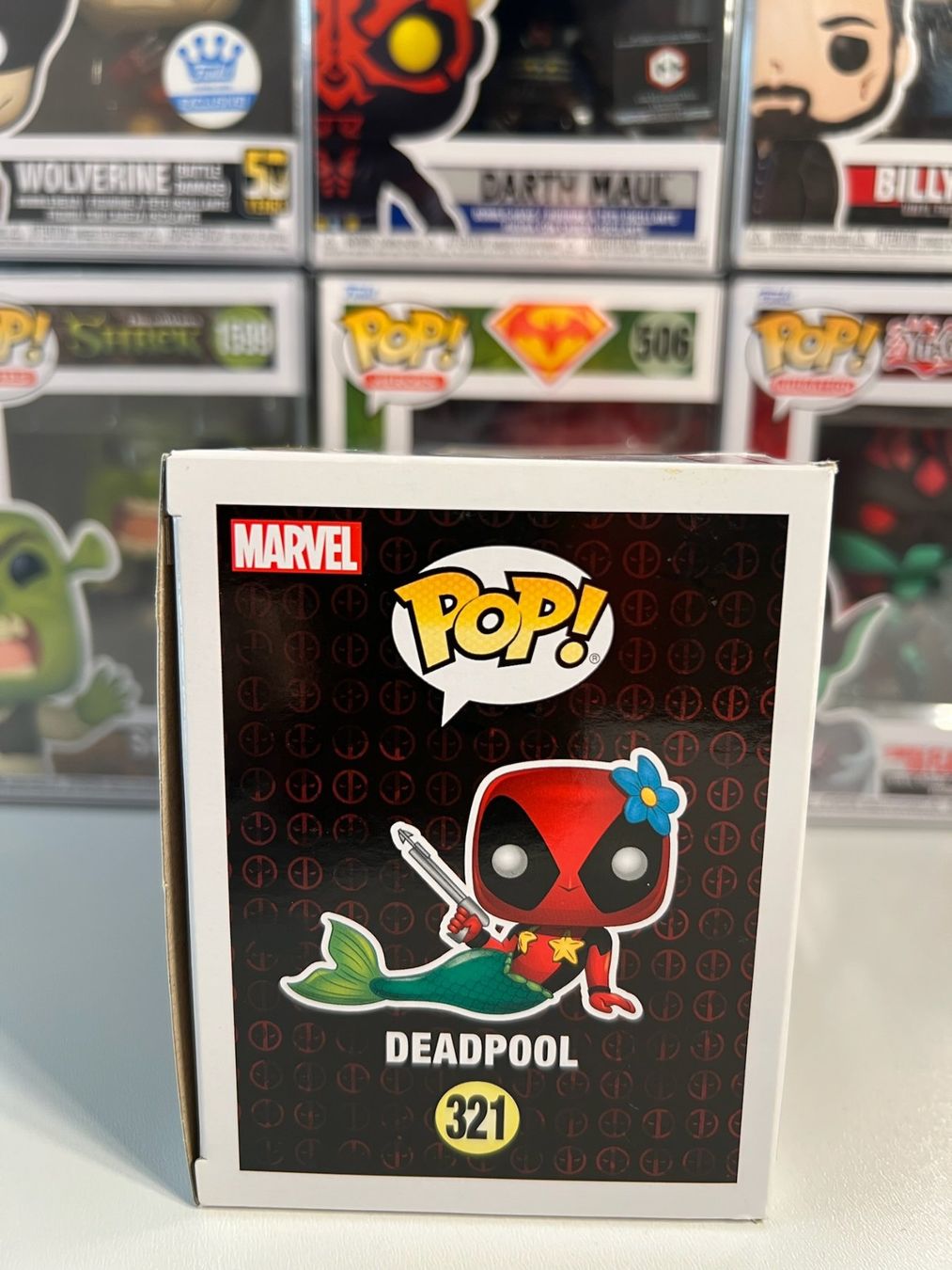 Funko Statuette: Funko POP! Marvel Deadpool Mermaid Deadpool Edition Limitée – Usato da Le Mouret venduto da perfectbijou 1