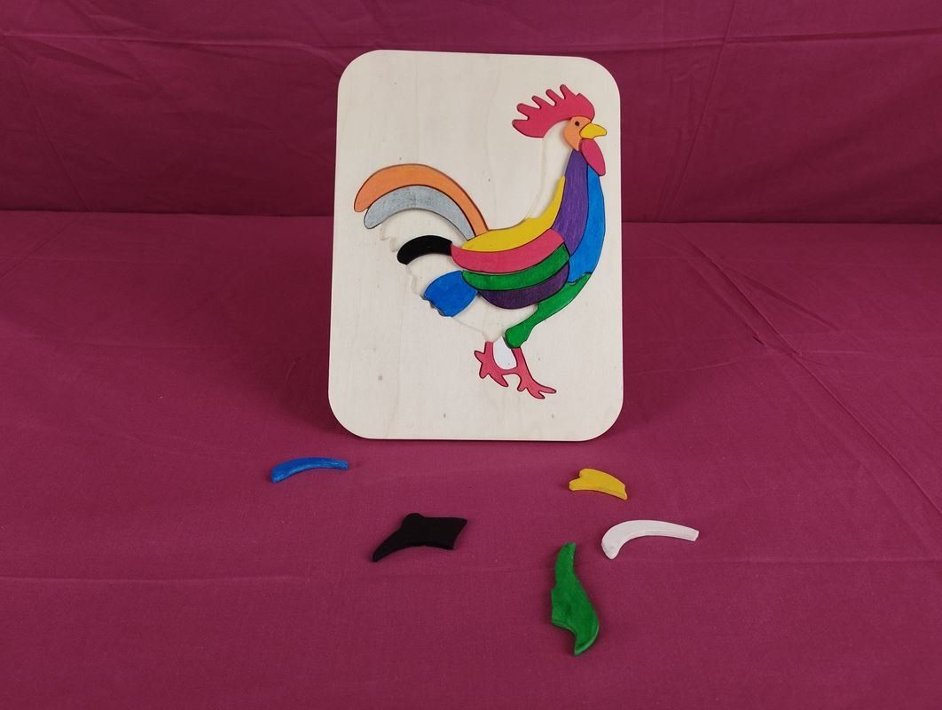 Puzzles: Hahn-Puzzle - VIERZACK – Neu (gemäss Beschreibung) aus Schübelbach von Restwert_Schubelbach 3