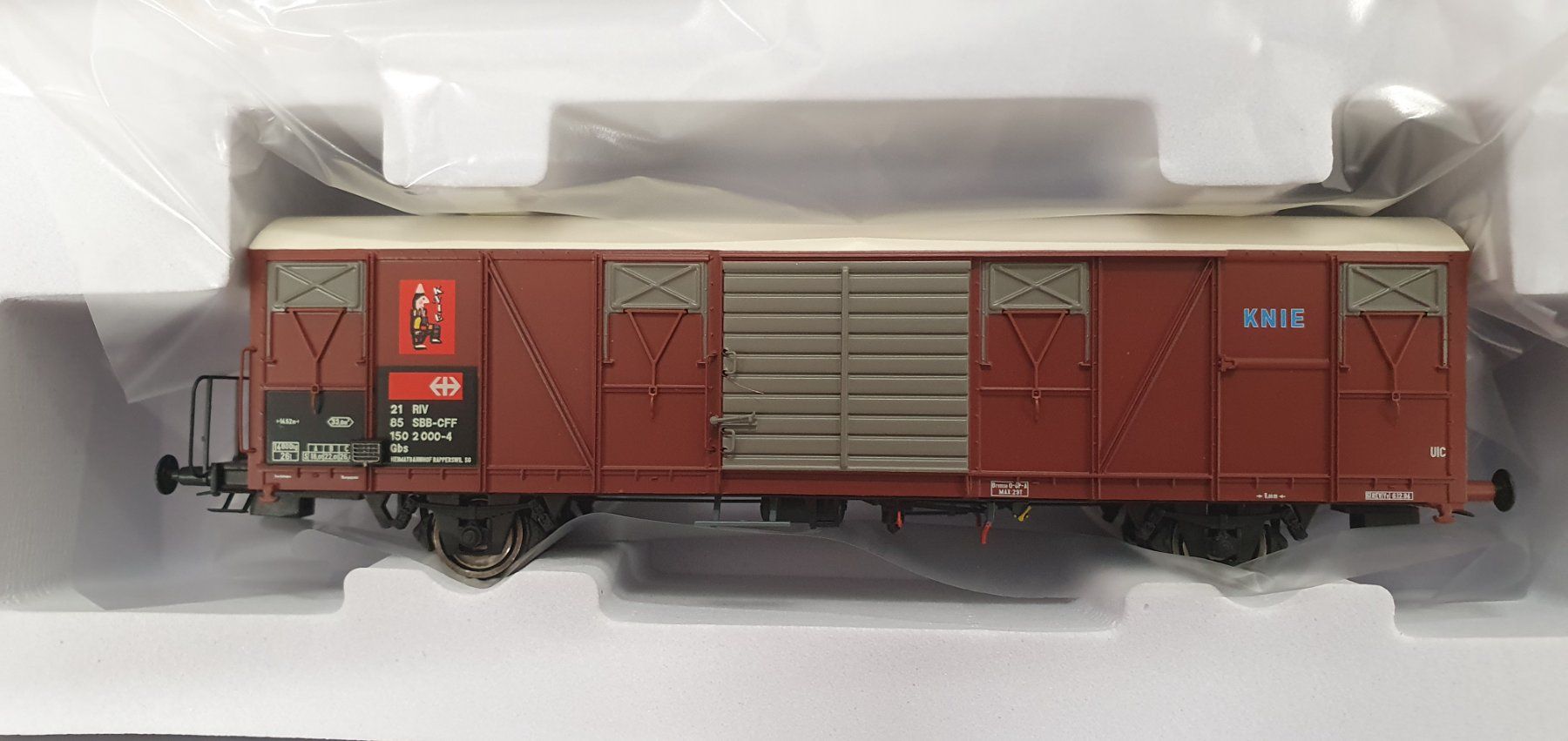 Modellini di ferrovie: Exact-Train 20452A  SBB Gbs Circus KNIE – Nuovo e nell'imballaggio originale da Würenlos venduto da jub_nd5j 2