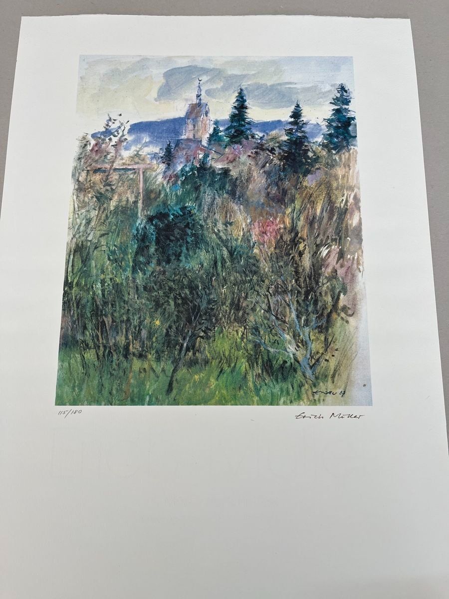 Grafiken & Lithographien: ERICH MÜLLER GRAFIK SIGNIERT NUMMERIERT – Gebraucht aus Gersau von grafik-kunst 1
