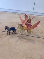 Schleich Set Einhorn Fee Pferd sehr guter Zustand