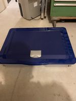 Stapelbare Aufbewahrungsboxen mit Deckel, 3 Stk, blau 51