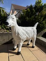 Dekorative Gartenfigur Ziege, Neu!