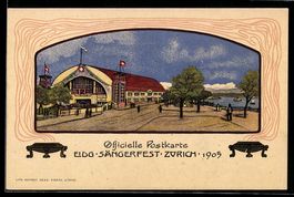 Zürich, Eidgen. Sängerfest 1905, Ansic