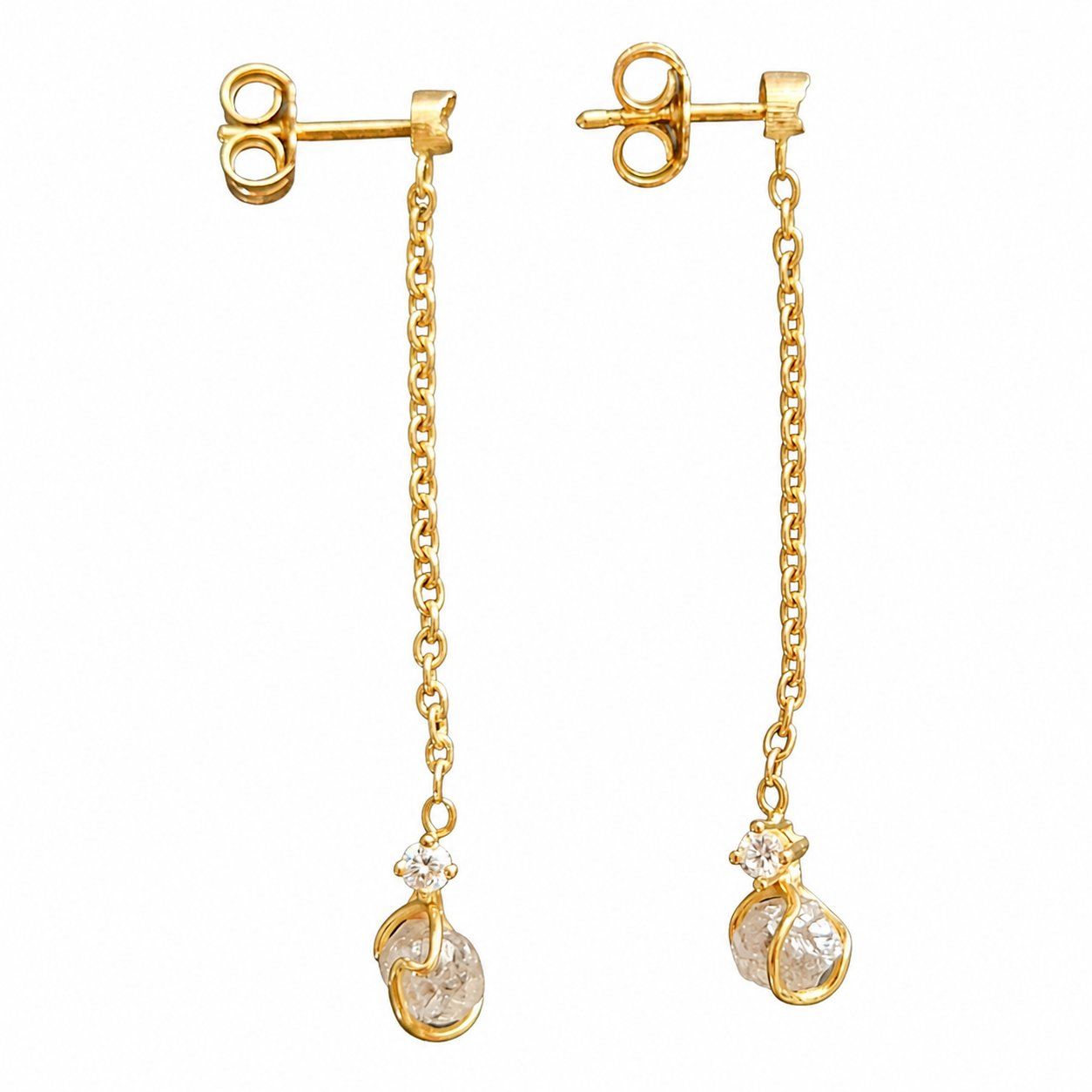 Orecchini pendenti & Orecchini a lobo: Designer Ohrringe Gelbgold – Usato da Zuzwil SG venduto da domi7862 2