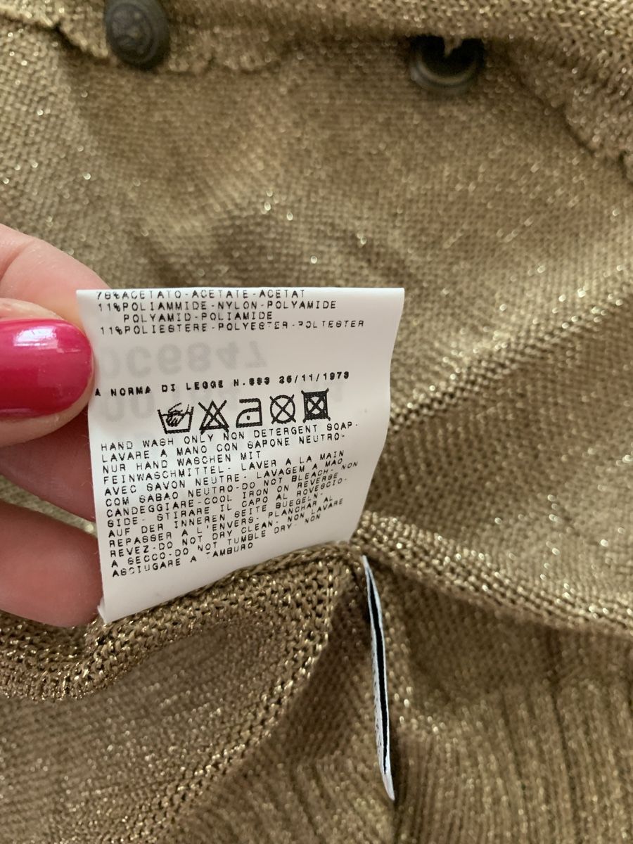 Maglioni & Felpe: Dolce gabanna golden Pullover cardigan – Usato da Zürich venduto da Nikuska32 4