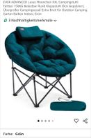 Relax-Sessel grün, outdoor, zusammenklappbar