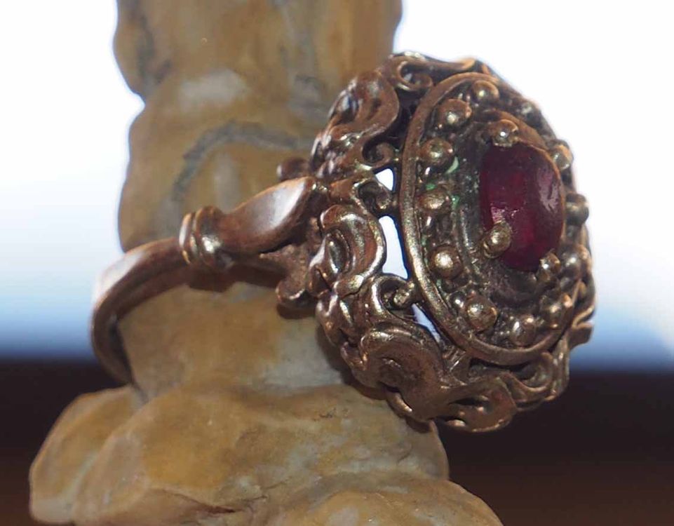 Bague En Argent 800 Vintage - Occasion - Style Ancien Et Unique