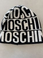 Cappello Moschino originale, lana e viscosa. Nero e oro