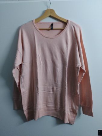 🤩 dünner Pullover in rosa von Chicorée, Grösse XL