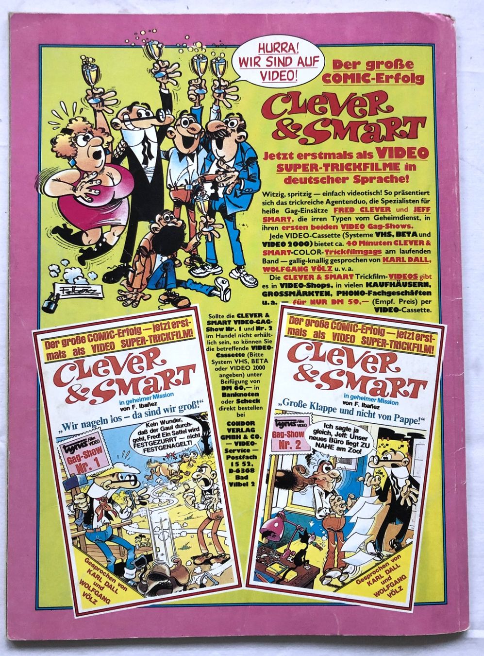 Fumetti: CLEVER & SMART - Nr.69 - 1.Auflage – Usato da Schaffhausen venduto da durruti 4