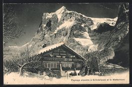 Grindelwald, Paysage alpestre et le Wett