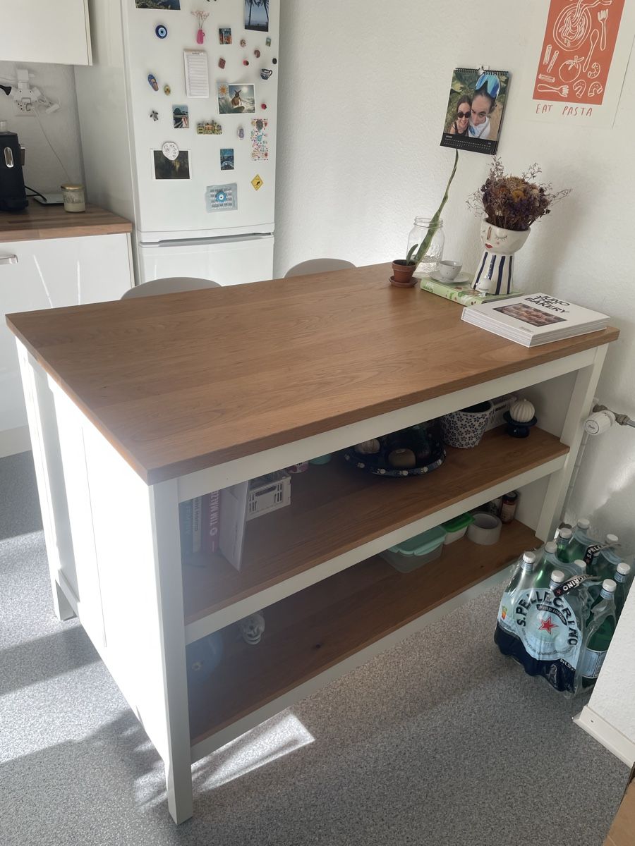 Ikea Komplettküchen: Kücheninsel IKEA Tornviken elfenbeinweiss Eiche – Gebraucht aus Basel von lea_d56l 2