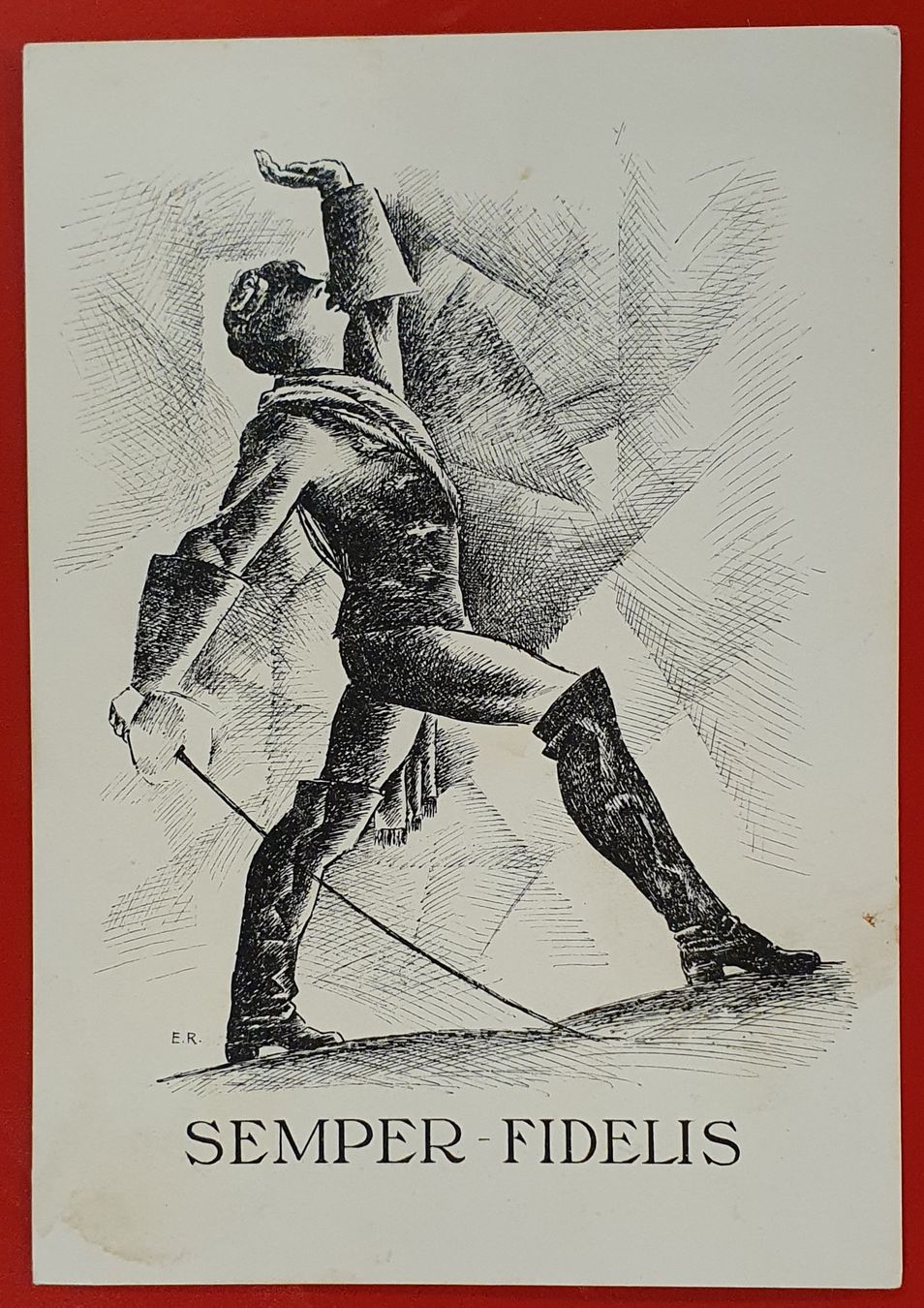 Cartoline postali: Luzern 1933, Semper Fidelis – Usato da Kreuzlingen venduto da Rschweiz1
