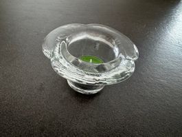 Glasi Hergiswil Kleeblatt - Windlicht mit Rechaudkerze