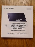Samsung  Festplatte 250GB, Model HM250JI