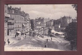 LAUSANNE - Place Bel-Air - Tram - 1909