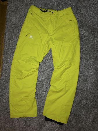 Salomon Ski Pants Lime Green Size XL
