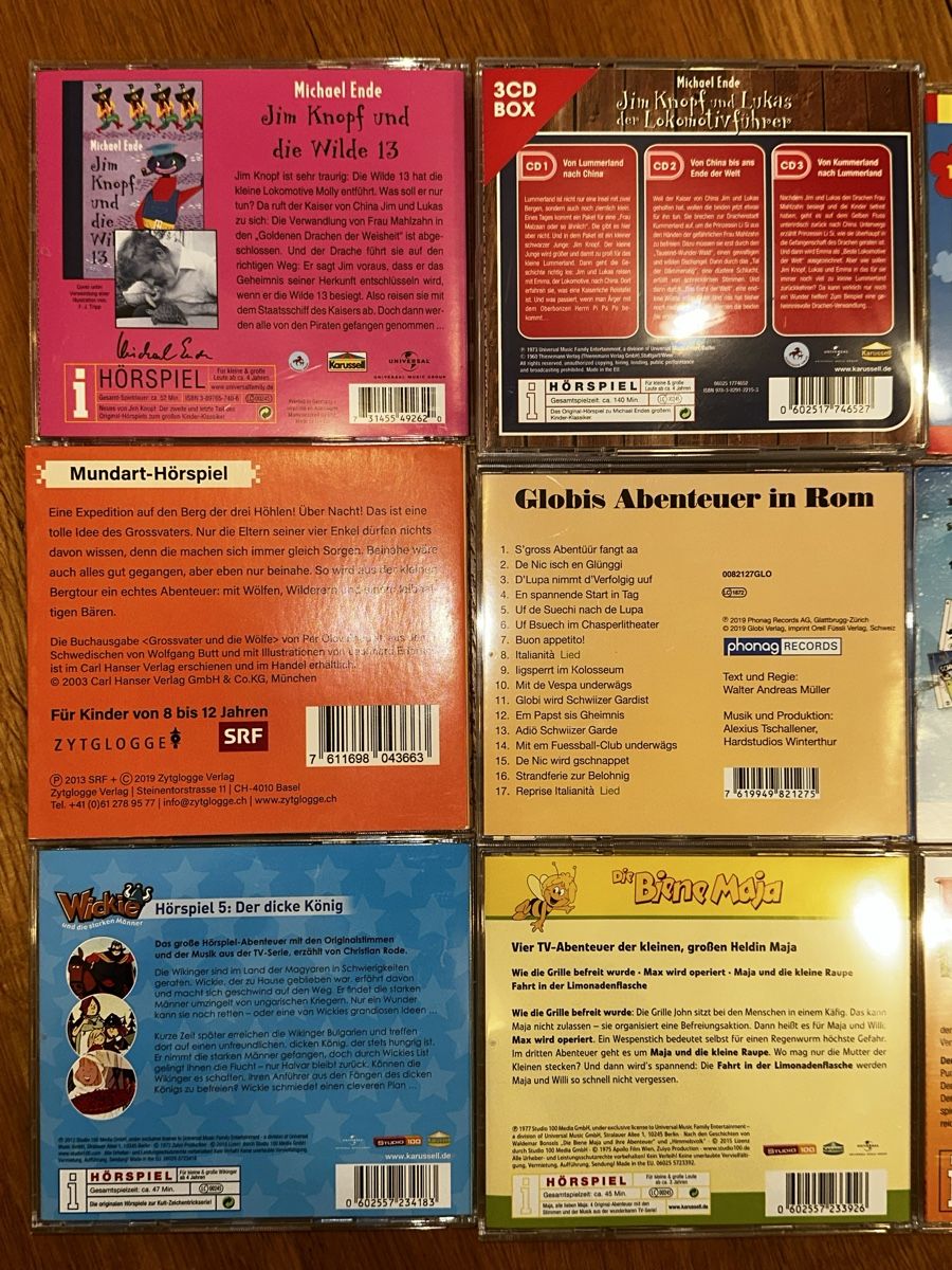 CD: 9 Kinder Hörspiel CDs gemischt – Usato da Elgg venduto da Imac2387 2