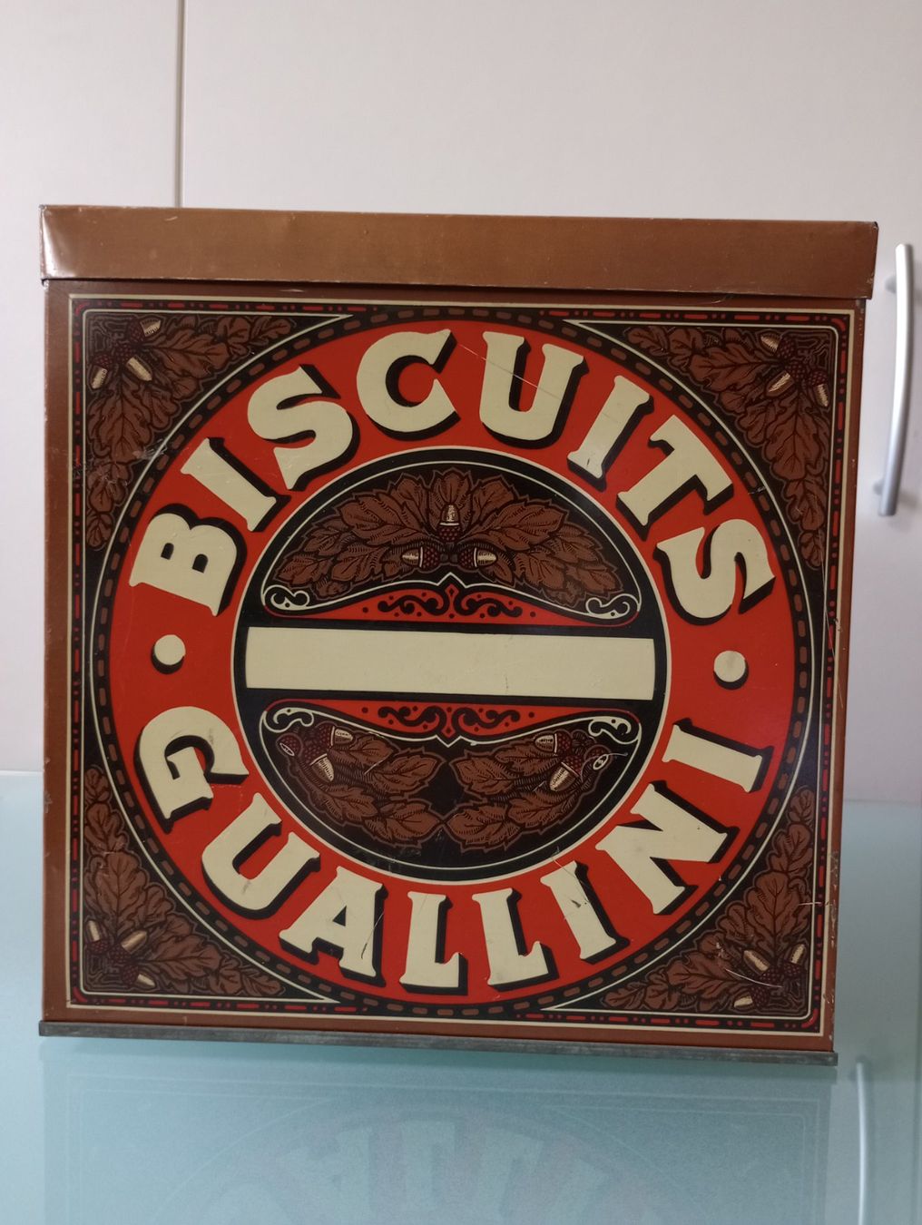 Barattoli: Blechdose Biscuits Guallini Wallisellen – Usato da Herisau venduto da ACm9 3