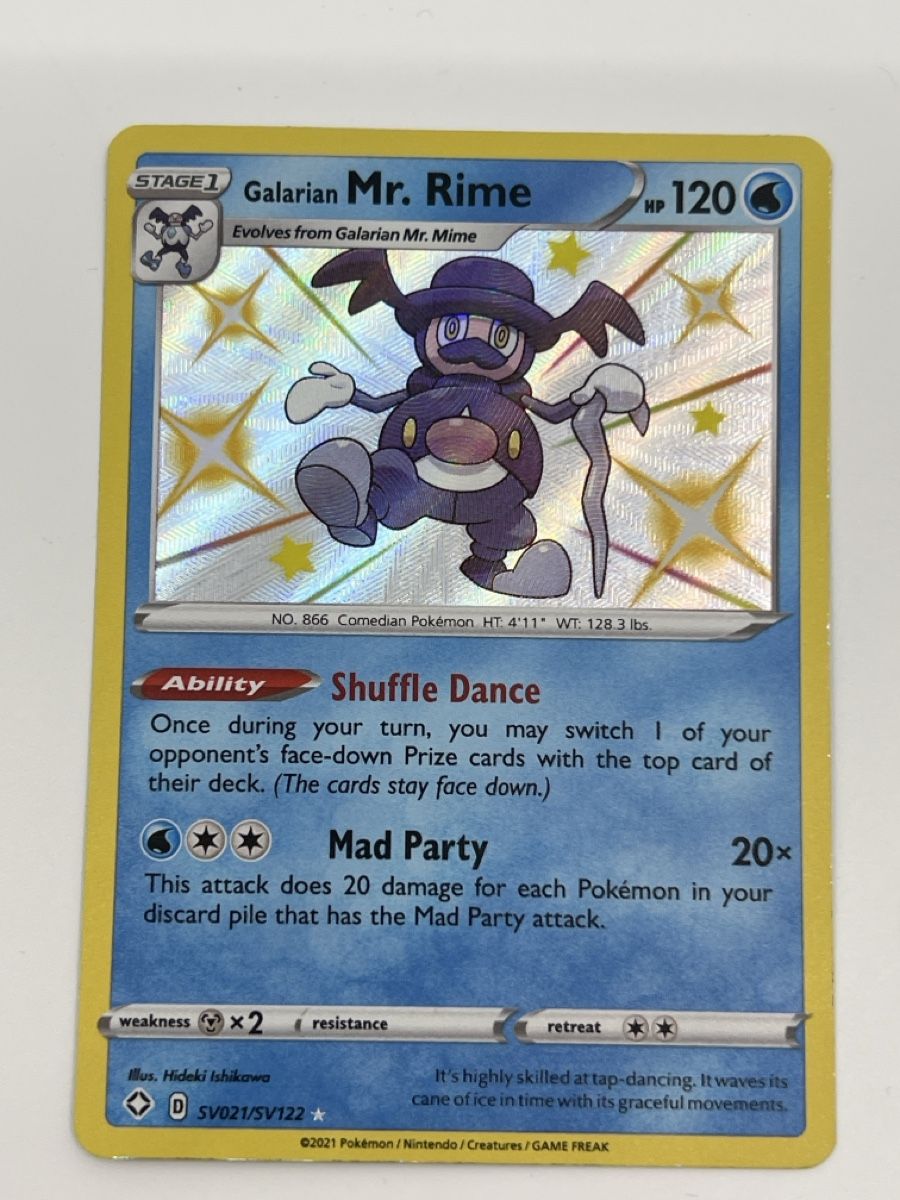 Glarian Mr. Rime Shiny SV121/SV122 - Pokemon Karte! Top (Gebraucht) in ...
